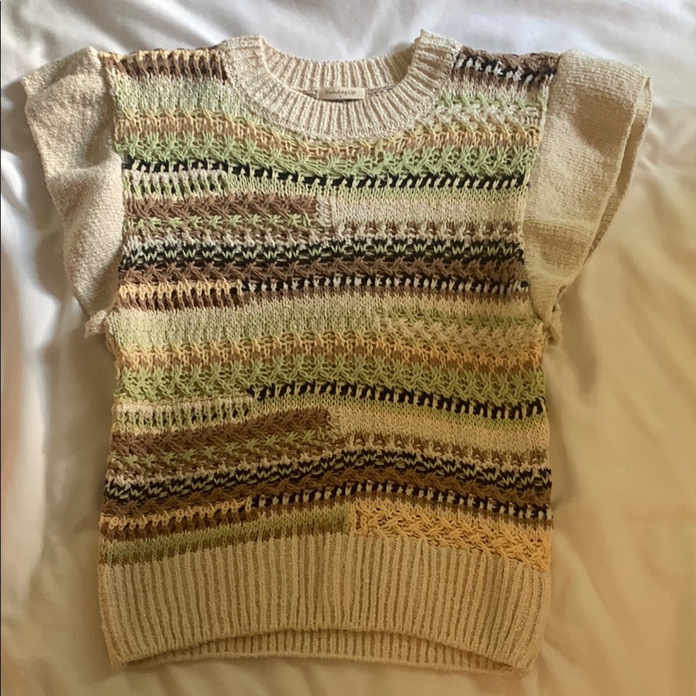 sunday up sweater vest